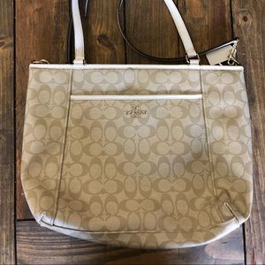 Large coach tote